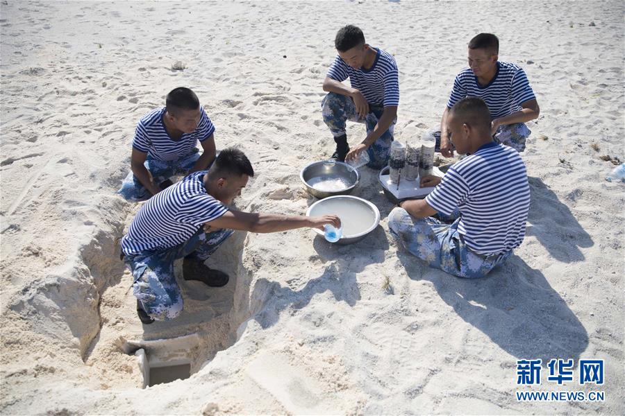 （壯麗70年&middot;奮斗新時(shí)代&middot;新華全媒頭條&middot;圖文互動(dòng)）（8）&ldquo;你在我的航程上，我在你的視線里&rdquo;&mdash;&mdash;走進(jìn)海軍西沙中建島官兵的五彩世界