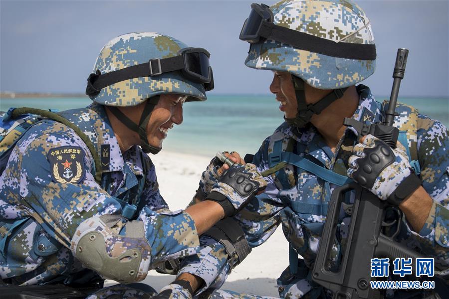 （壯麗70年&middot;奮斗新時代&middot;新華全媒頭條&middot;圖文互動）（7）&ldquo;你在我的航程上，我在你的視線里&rdquo;&mdash;&mdash;走進海軍西沙中建島官兵的五彩世界