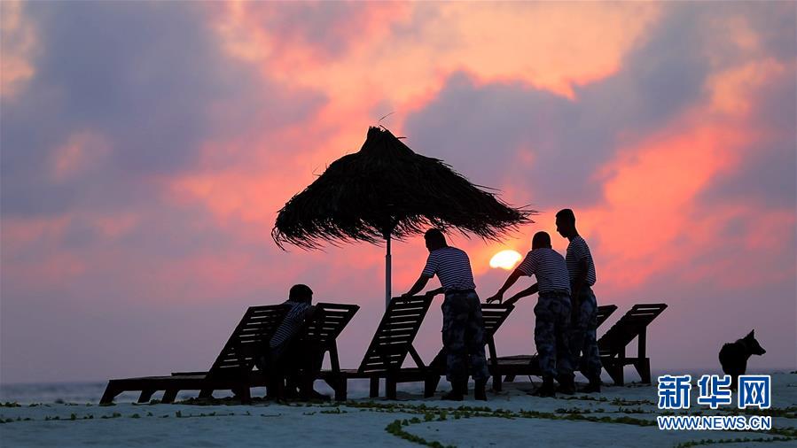 （壯麗70年&middot;奮斗新時代&middot;新華全媒頭條&middot;圖文互動）（9）&ldquo;你在我的航程上，我在你的視線里&rdquo;&mdash;&mdash;走進海軍西沙中建島官兵的五彩世界