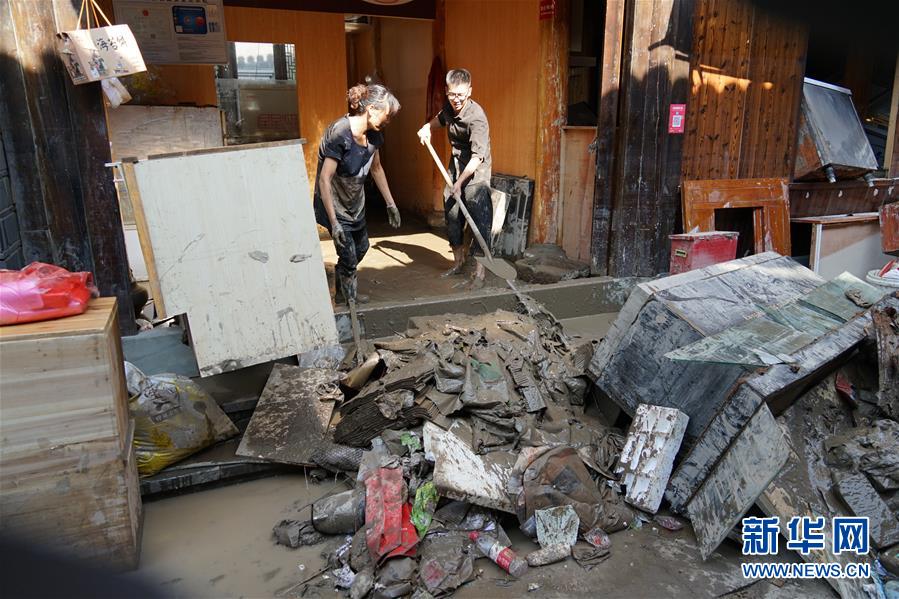 （關(guān)注“利奇馬”·圖文互動）（4）古城洪災(zāi) 八方馳援——洪水災(zāi)害下的浙江臨?，F(xiàn)場目擊