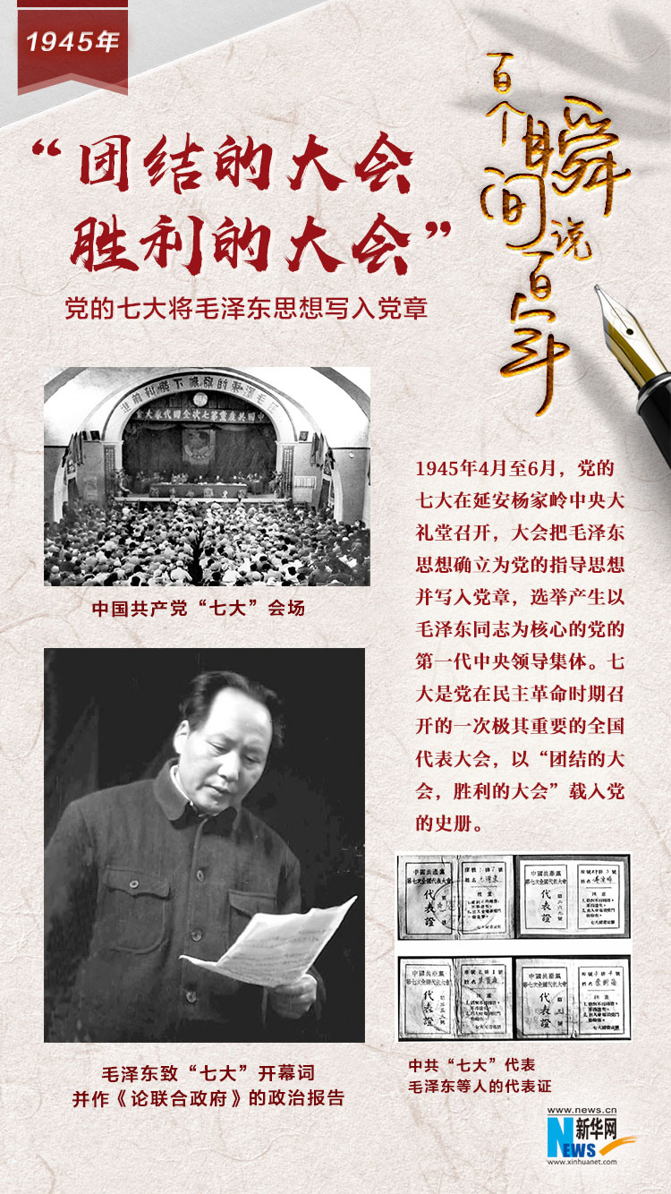 1945，“團(tuán)結(jié)的大會(huì)，勝利的大會(huì)”