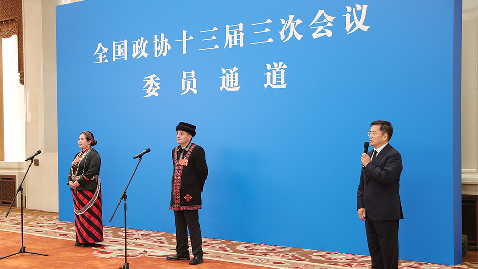 “委員通道”采訪(fǎng)活動(dòng)現(xiàn)場(chǎng)