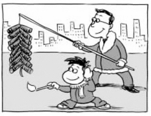 春節(jié)若遇霧霾，煙花怎么放？