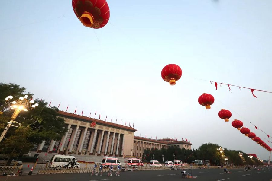 這就是今天早上的北京！