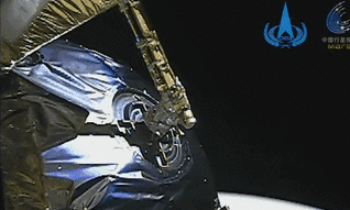 “天問(wèn)一號(hào)”探測(cè)器火星捕獲過(guò)程影像來(lái)了！