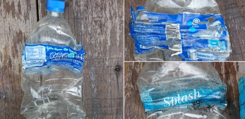 圖為社交網(wǎng)站上傳的在留尼汪島上發(fā)現(xiàn)的印尼產(chǎn)水瓶。