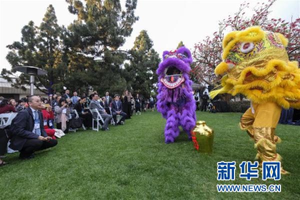 （國(guó)際&middot;圖文互動(dòng)）（2）通訊：瞧這一家子舞獅的美國(guó)人