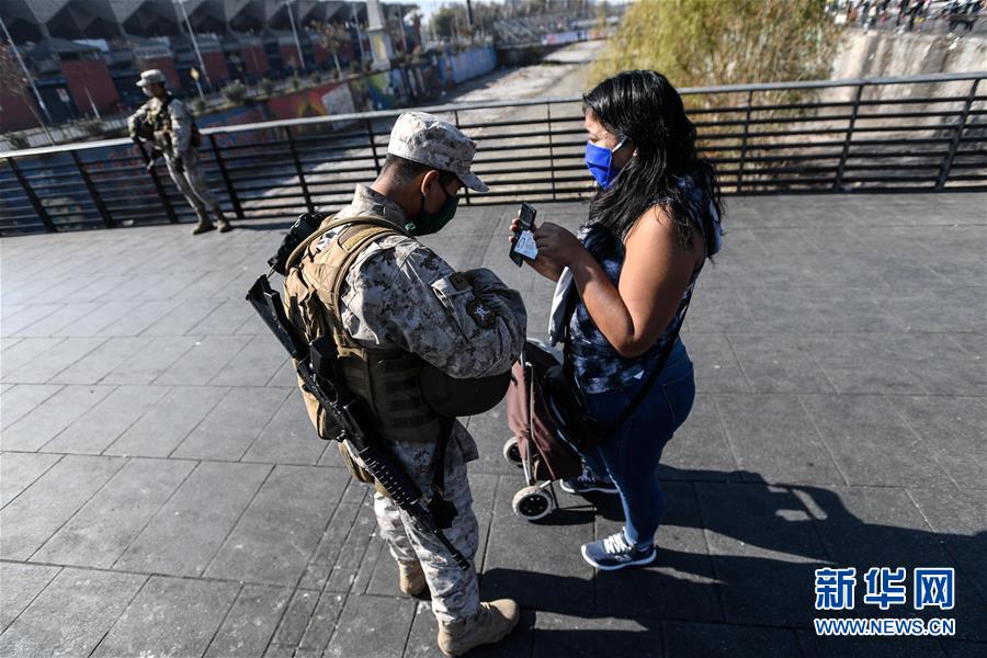 （國際疫情&middot;圖文互動）（1）智利首都圣地亞哥因疫情嚴(yán)重將實施封城
