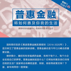 【G20系列圖解】普惠金融將如何惠及你我的生活？