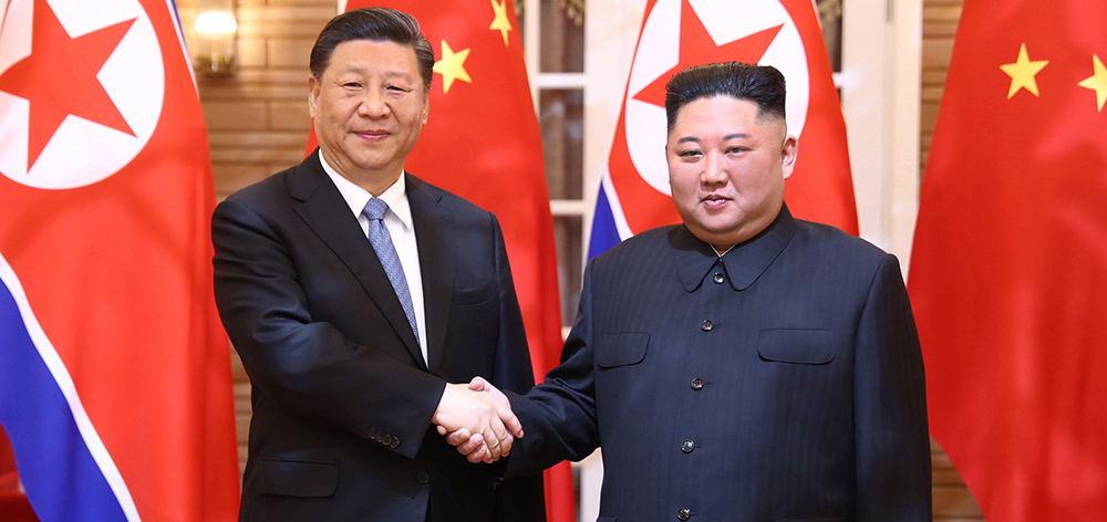 習(xí)近平同朝鮮勞動黨委員長、國務(wù)委員會委員長金正恩舉行會談