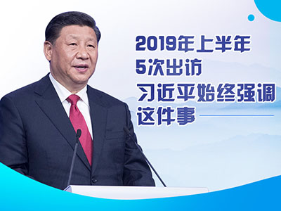 上半年出訪，習(xí)近平始終強調(diào)這件事