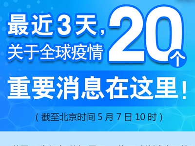 【圖解】最近3天，關(guān)于全球疫情20個重要消息在這里！