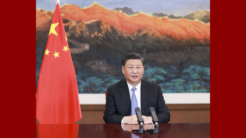 習近平在二十國集團領(lǐng)導(dǎo)人利雅得峰會“守護地球”主題邊會上致辭