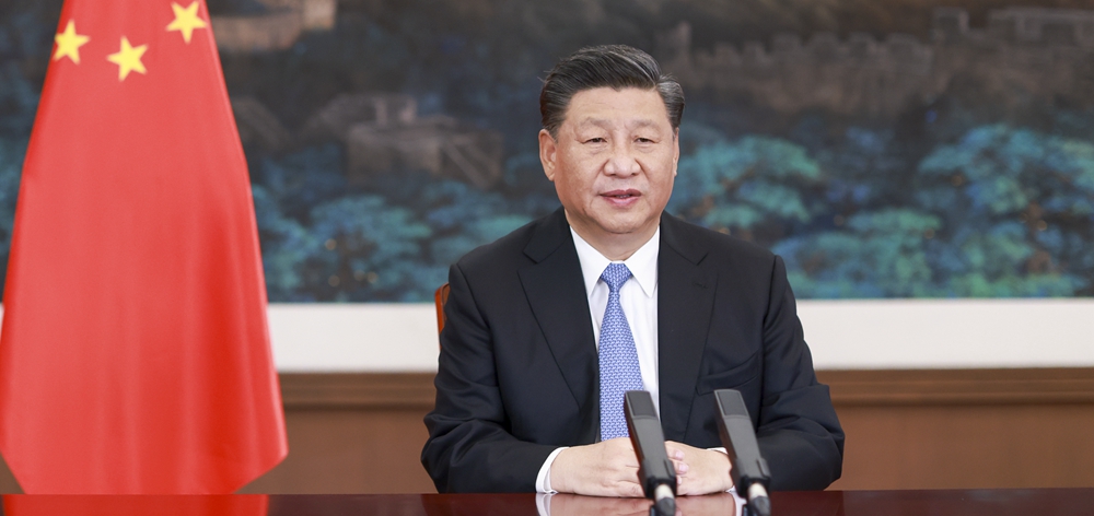 習近平在二十國集團領(lǐng)導(dǎo)人利雅得峰會“守護地球”主題邊會上致辭