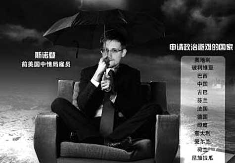 美施壓，斯諾登“搶手”成“燙手”
