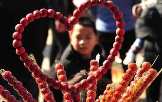 河北任丘:“糖墩兒節(jié)”里迎元宵